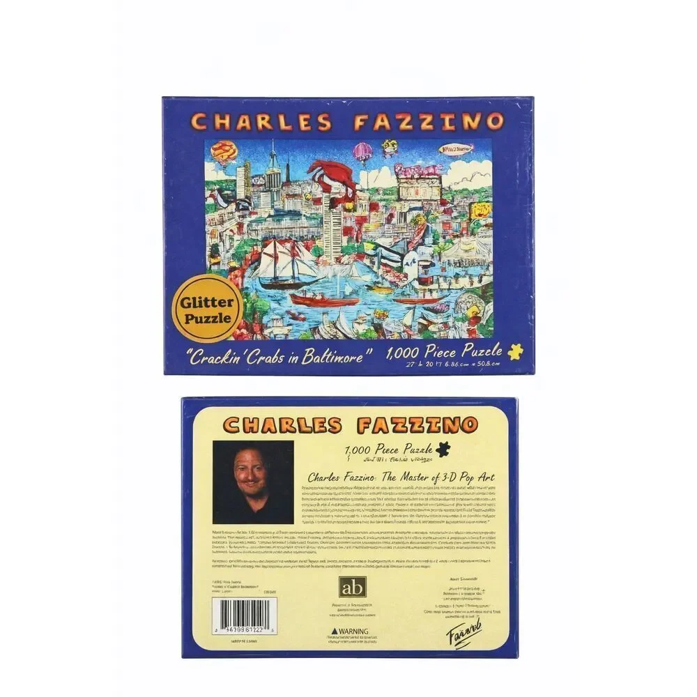 Charles Fazzino Crackin Crabs In Baltimore Puzzle Sealed  New Sealed